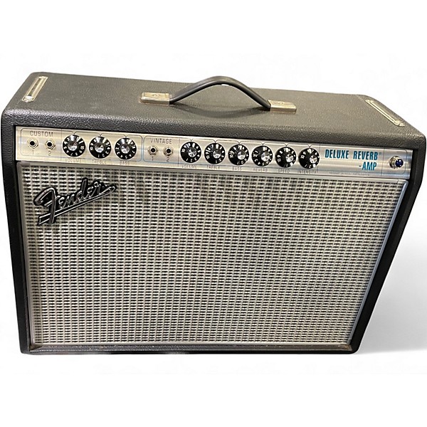 Used Fender '68 Custom Deluxe Reverb Tube Guitar Combo Amp