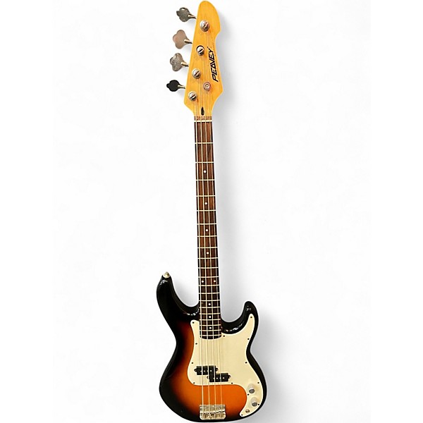 Used Peavey Milestone II Vintage Sunburst Electric Bass Guitar
