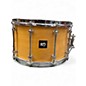 Used King Custom Drums 13X8 Maple Snare Natural Drum thumbnail