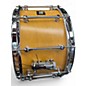 Used King Custom Drums 13X8 Maple Snare Natural Drum