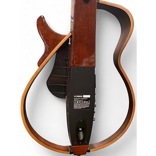 Used Yamaha SLG200NW Brown Classical Acoustic Electric Guitar