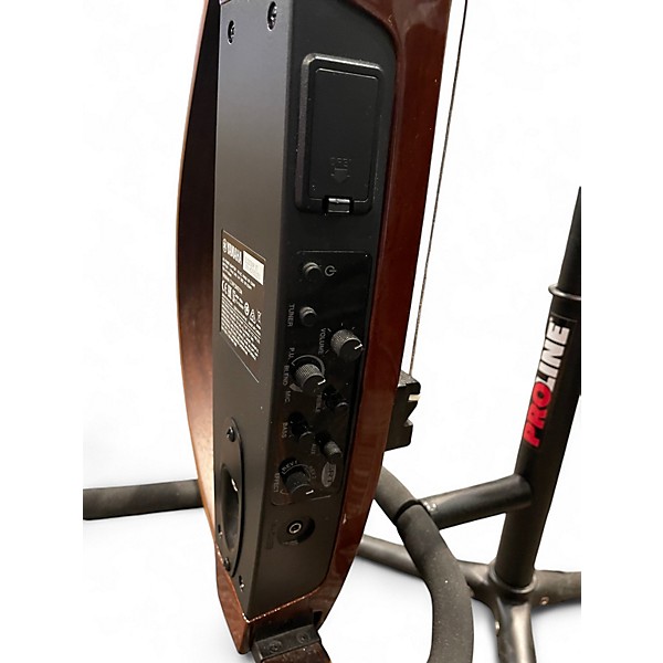 Used Yamaha SLG200NW Brown Classical Acoustic Electric Guitar