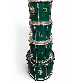 Used Yamaha 4 Piece Stage Custom Emerald Green Drum Kit