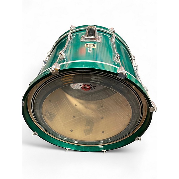 Used Yamaha 4 Piece Stage Custom Emerald Green Drum Kit