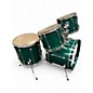 Used Yamaha 4 Piece Stage Custom Emerald Green Drum Kit