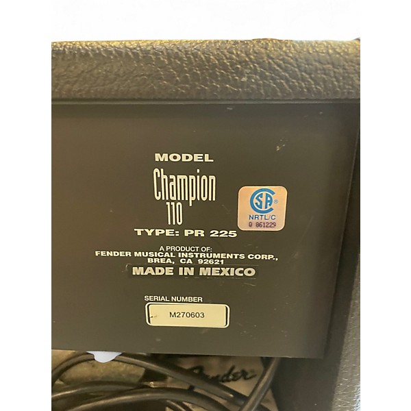 Used Fender Champion 110 Guitar Combo Amp