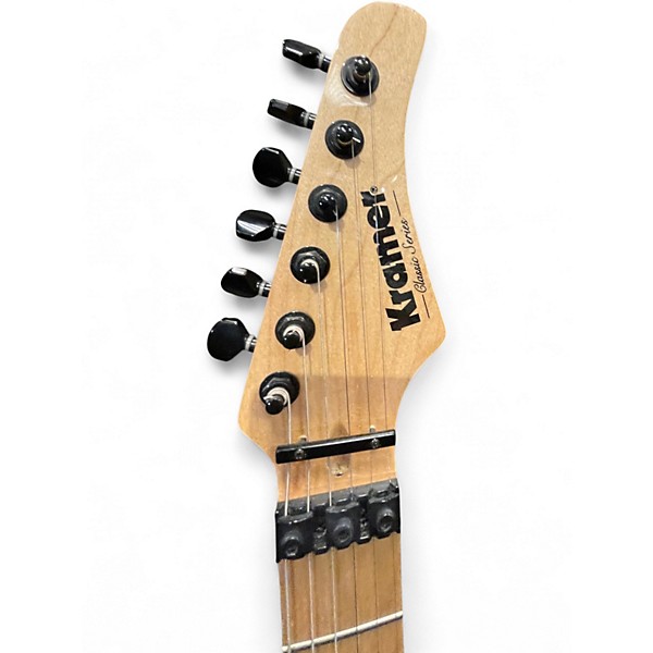 Used Kramer Pacer Classic WHITE Solid Body Electric Guitar