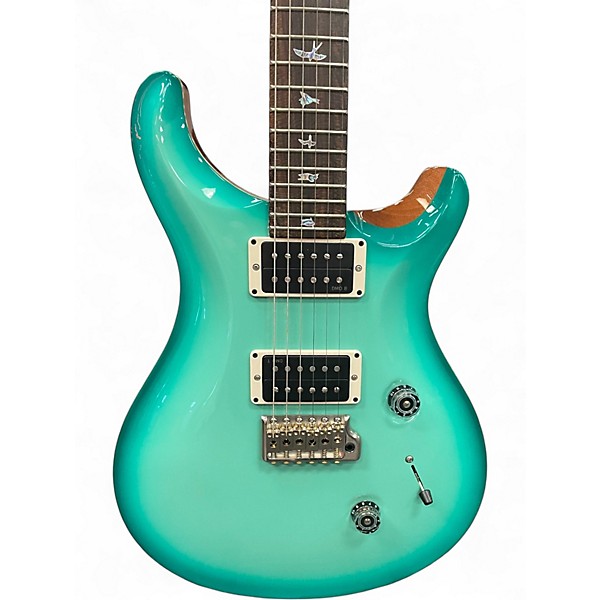 Used PRS 40th ANNIVERSARY CUSTOM 24 Sefoam Green w/Turquoise Burst Solid Body Electric Guitar
