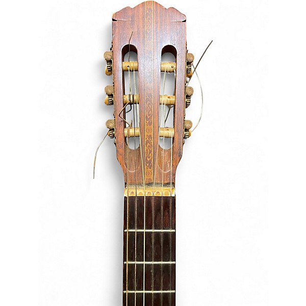 Used 1950s Unknown Brazilian B/S Natural Classical Acoustic Guitar