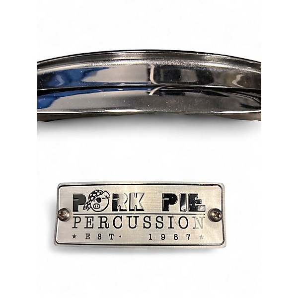 Used Pork Pie 7X13 Brass Patina Snare Drum Patina Drum