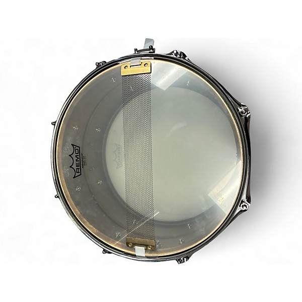 Used Pork Pie 7X13 Brass Patina Snare Drum Patina Drum