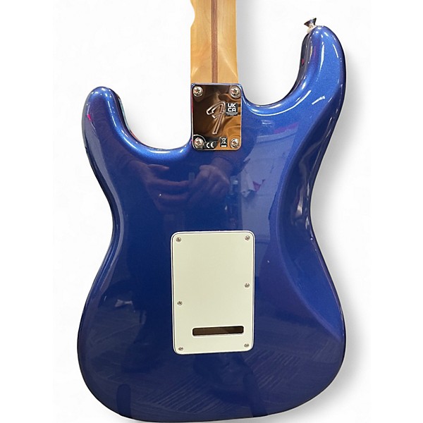 Used Fender Player Stratocaster Saturday Night Special HSS Daytona Blue Solid Body Electric Guitar