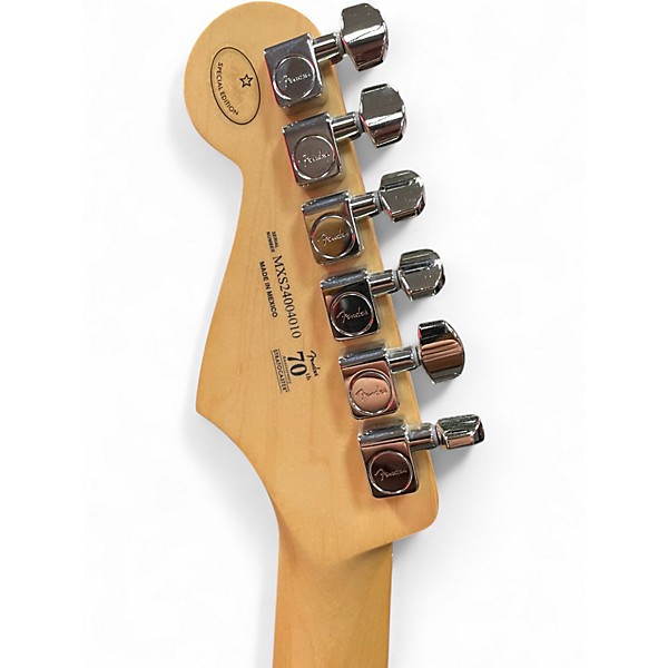 Used Fender Player Stratocaster Saturday Night Special HSS Daytona Blue Solid Body Electric Guitar