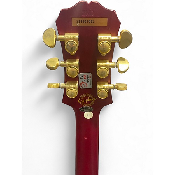 Used Epiphone Les Paul Standard Cherry Solid Body Electric Guitar