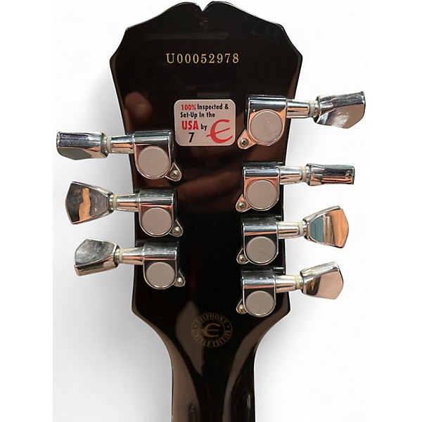 Used 2000s Epiphone LIMITED EDITION LES PAUL 7 STRING Tobacco Burst Solid Body Electric Guitar