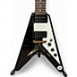 Used 2000 Epiphone 58 Korina Flying V 7 string Black Solid Body Electric Guitar