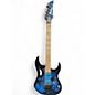 Used 2019 Ibanez JEM77FP Steve Vai Signature Blue Floral Pattern Solid Body Electric Guitar thumbnail