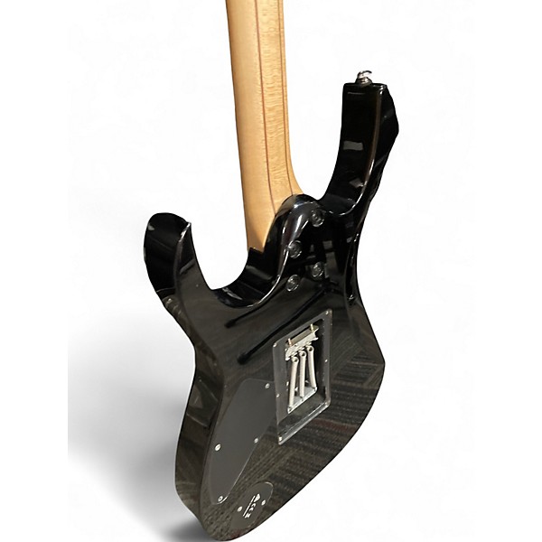 Used 2019 Ibanez JEM77FP Steve Vai Signature Blue Floral Pattern Solid Body Electric Guitar