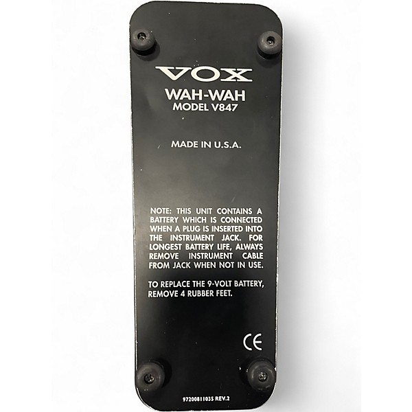 Used VOX V847 Made in USA Effect Pedal