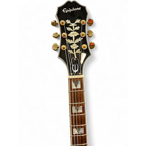 Used 2019 Epiphone Sheraton II PRO MS Midnight Sapphire Hollow Body Electric Guitar