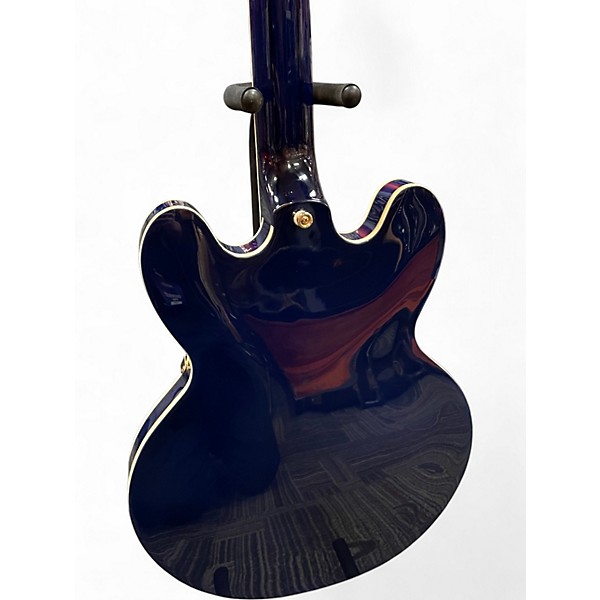 Used 2019 Epiphone Sheraton II PRO MS Midnight Sapphire Hollow Body Electric Guitar