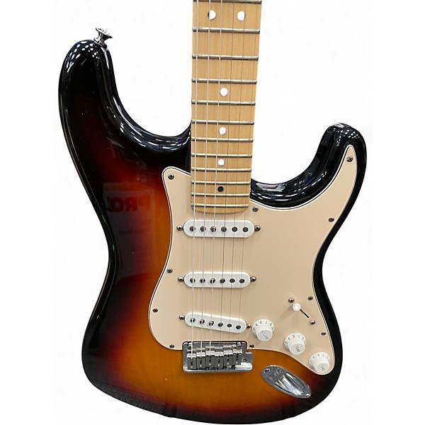 Used Fender American Standard Stratocaster 2 Color Sunburst Solid Body Electric Guitar