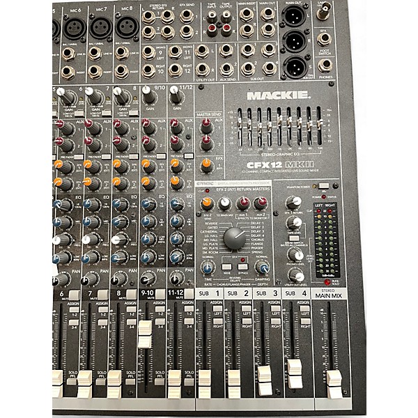 Used Mackie CFX12 MKII Unpowered Mixer