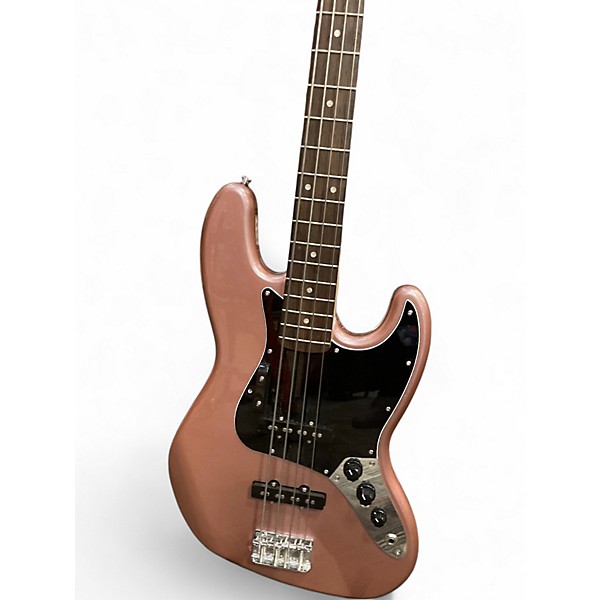 Used Squier Affinity Jazz Bass Burgundy Mist Electric Bass Guitar