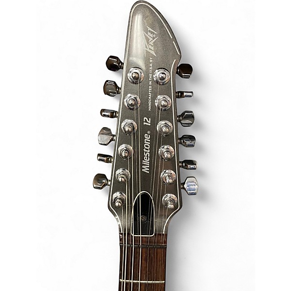 Used Peavey milestone 12 string Gray Solid Body Electric Guitar