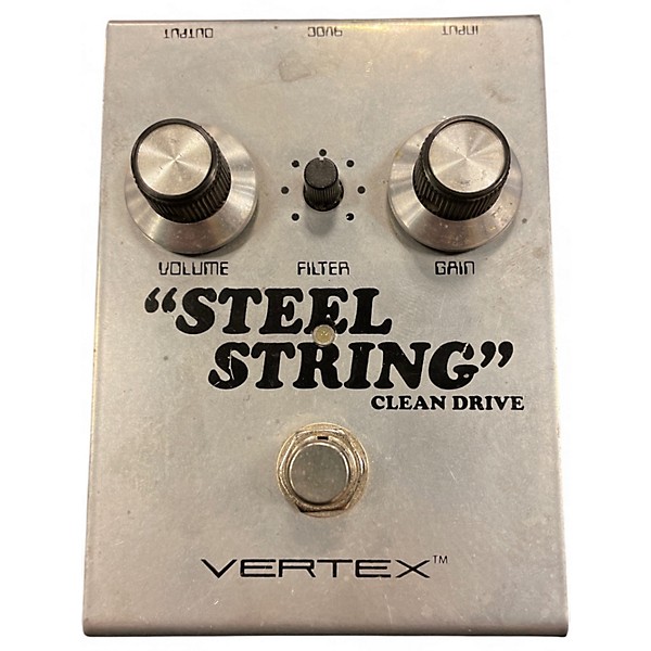 Used Vertex Steel Strings Clean Drive Effect Pedal