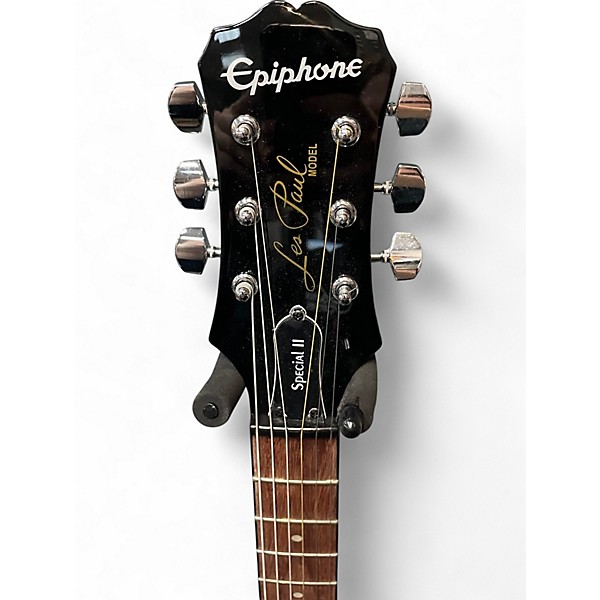 Used Epiphone Les Paul Special II Black Solid Body Electric Guitar