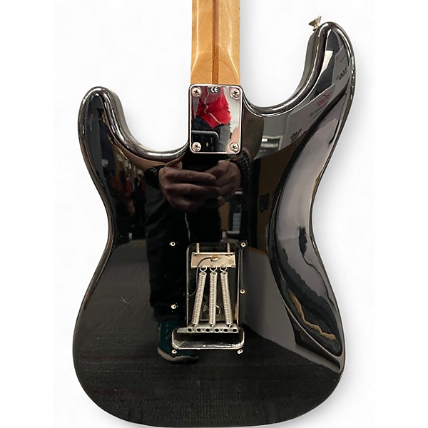 Used Fender Mexican Standard Black Solid Body Electric Guitar