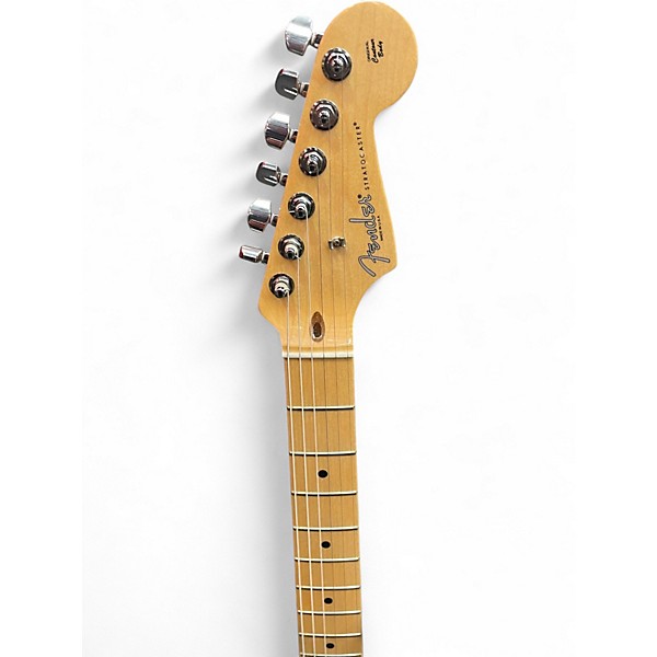 Used 2017 Fender USA PROFESSIONAL STRATOCASTER Antique White Solid Body Electric Guitar