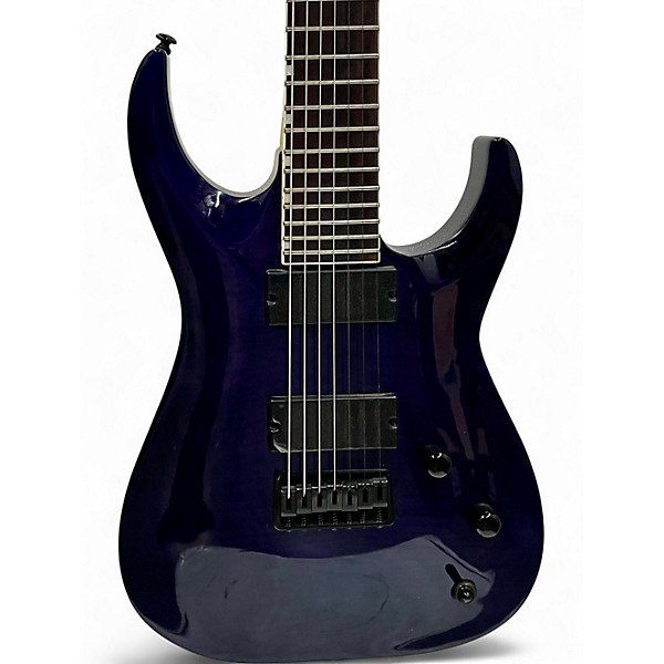 Used ESP LTD SH207 Brian Welch Trans Purple Solid Body Electric Guitar