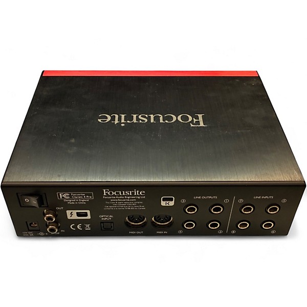 Used Focusrite Clarett 4Pre Audio Interface