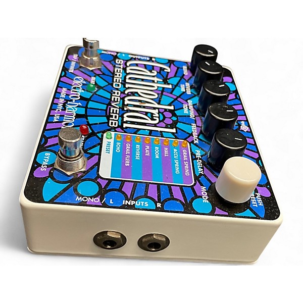 Used Electro-Harmonix Cathedral Stereo Reverb Effect Pedal