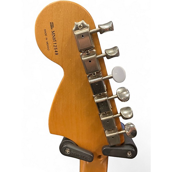 Used Fender Deluxe Fat Floyd Rose HSS Stratocaster Arctic White Solid Body Electric Guitar