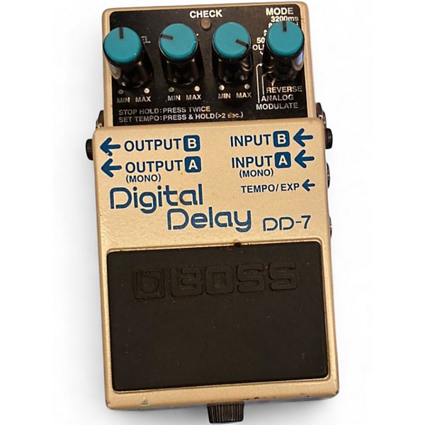 Used BOSS DD7 Digital Delay Effect Pedal