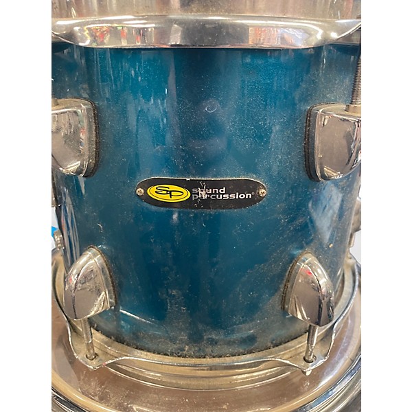 Used Sound Percussion Labs 5 Piece 5 PIECE  BLUE Drum Kit