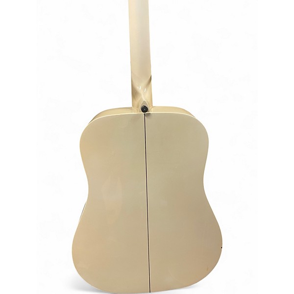 Used Fender Gemini IV Alpine White Acoustic Guitar