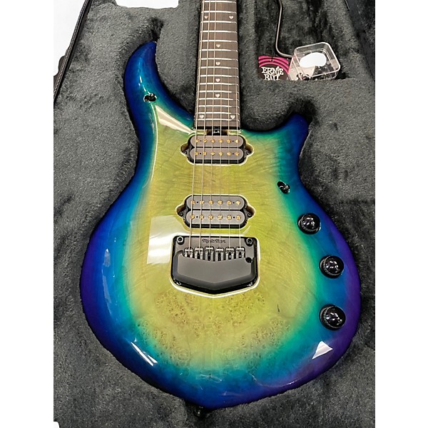 Used Ernie Ball Music Man BFR Majesty John Petrucci (signed) Arctic Aurora Solid Body Electric Guitar