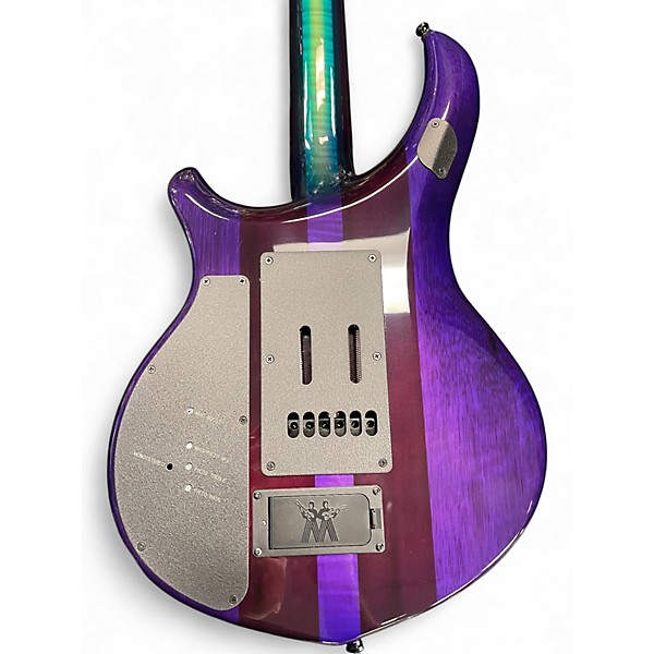 Used Ernie Ball Music Man BFR Majesty John Petrucci (signed) Arctic Aurora Solid Body Electric Guitar