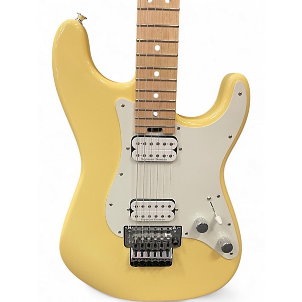 Used Charvel Pro-Mod So-Cal Style 1 2H FR Vintage White Solid Body Electric Guitar