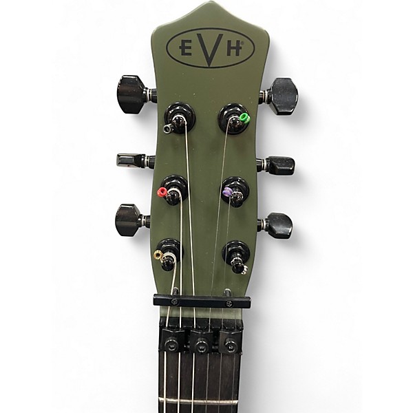 Used EVH Star Limited Edition Army Drab Solid Body Electric Guitar