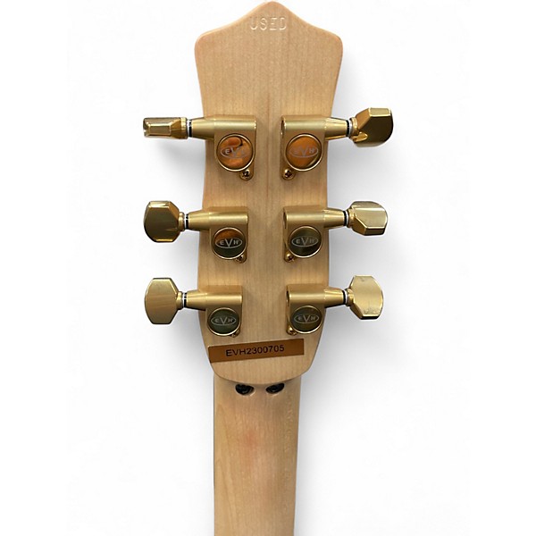 Used EVH Star Limited Edition Black and Gold Solid Body Electric Guitar