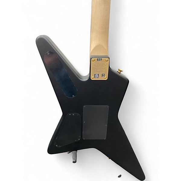 Used EVH Star Limited Edition Black and Gold Solid Body Electric Guitar