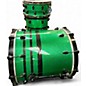 Used PRECISION DRUM CO 4 Piece PRECISION DRUM CO Green Drum Kit
