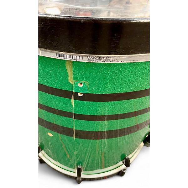 Used PRECISION DRUM CO 4 Piece PRECISION DRUM CO Green Drum Kit