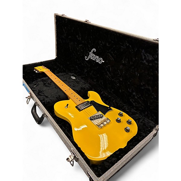 Used Fano Guitars TC6 Yellow Solid Body Electric Guitar