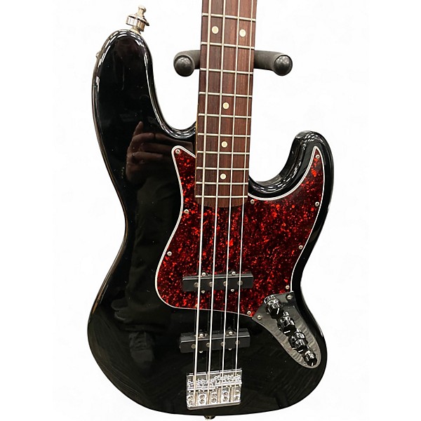 Used Fender Active Jazz Bass Black Electric Bass Guitar
